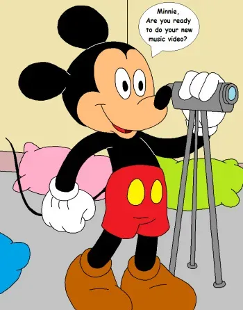 Mickey & Minnie - Chocolate Mouse manga cover