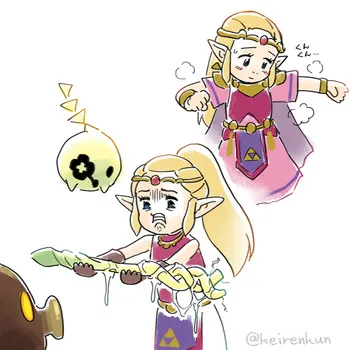 Zelda art - 松本痙 @keirenkun manga cover