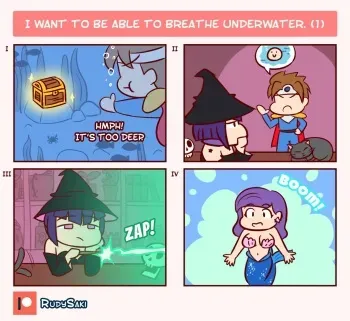 [Rudysaki] I want to be able to breathe underwater manga cover