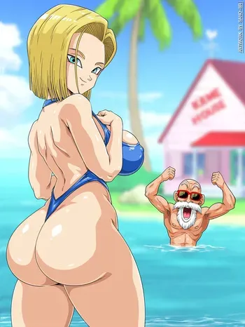[Sano-BR] Android 18 (DBZ) Kame House - PACK 02 manga cover