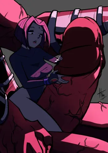 [TreatArtStudios (HFM)] Raven and Daddy (Teen Titans) manga cover
