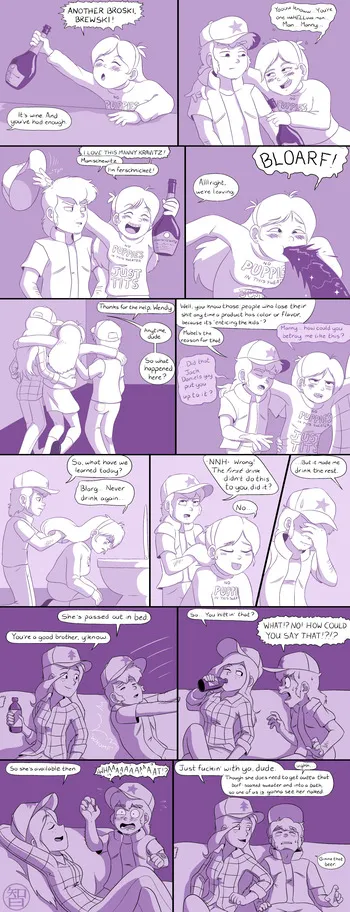[ColdFusion] Pinecest (Gravity Falls) - Ongoing manga cover