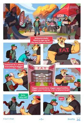 [ Roopie ] F.A.T. Frat manga cover