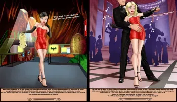 [dixieduckart] Robin the Sexy Socialite (Batman) manga cover