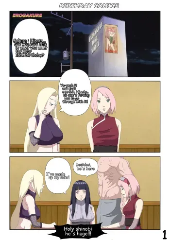 Hinata's Birthday Comic 2024 By Erogakure manga cover