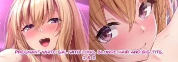 [Tsundere Oniku [Ponchi)] Kinpatsu kyonyū rongu hea shiro gyaru ninpu 1 & 2 [English] manga cover