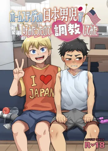 Houmusuteisaki no nippondanji ga konomidattanode choukyou shite mita english manga cover