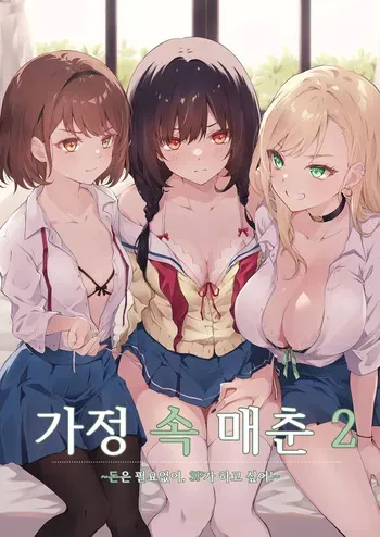[NICOLAI (Orico)] Kateinai Baishun 2 ~Okane wa Iranai, 3P ga Shitai!~ | 가정 속 매춘 2 ~돈은 필요없어, 3P가 하고 싶어!~ [Korean] [Digital] manga cover