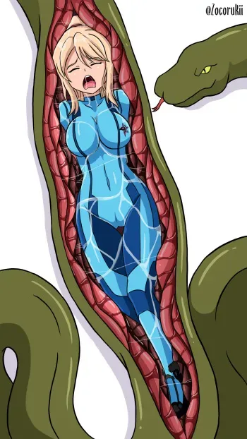 [Zocorukii] There's no escape. (Samus Aran) (Metroid) manga cover