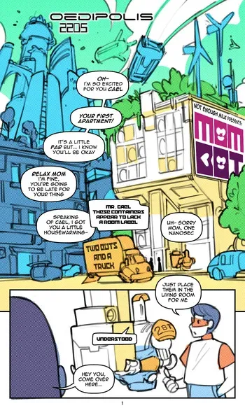 [Not Enough Milk] Mom Bot [English] manga cover