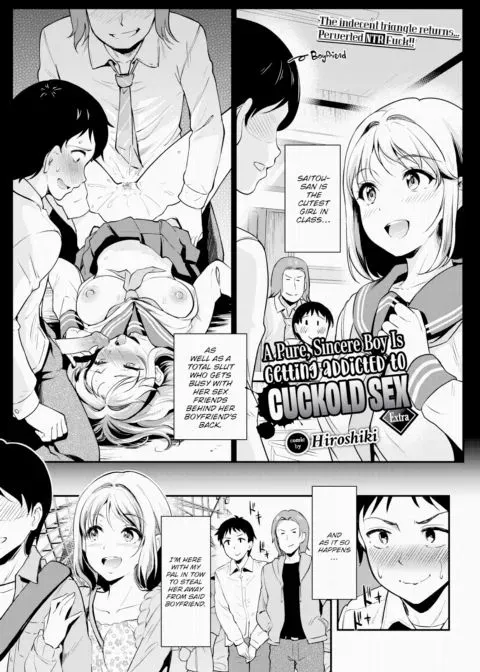 A Pure, Sincere Boy is Getting Addicted to Cuckold Sex ~Extra~ manga cover
