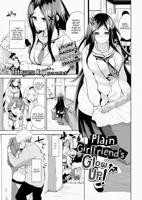 Plain Girlfriend's Glow Up! manga cover