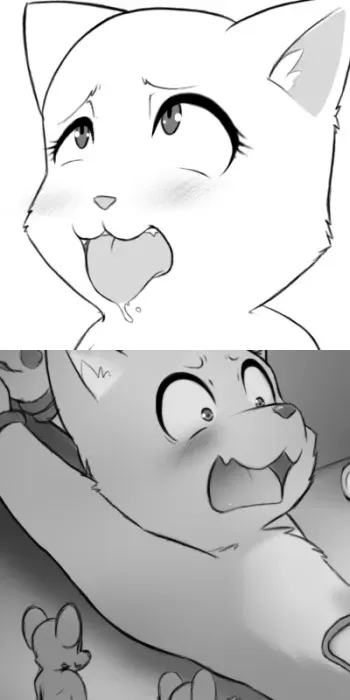 darkmirage - catbound / cat and mice manga cover
