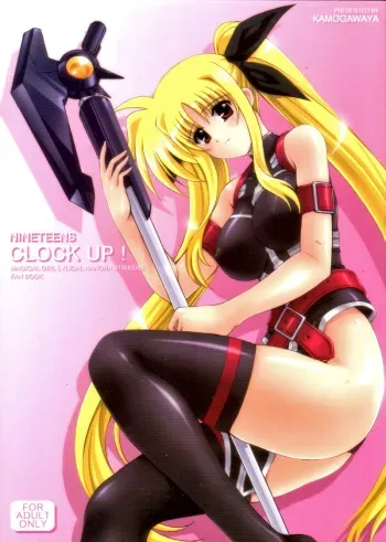 (COMIC1☆2) [Kamogawaya (Kamogawa Tanuki)] NINETEENS CLOCK UP! (Mahou Shoujo Lyrical Nanoha)[ENG] manga cover