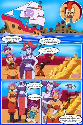 [Mobilekun] Risky Adds to her Ranks (Shantae) manga cover