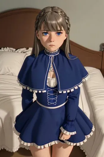 Lawine from Frieren [AI generated] manga cover