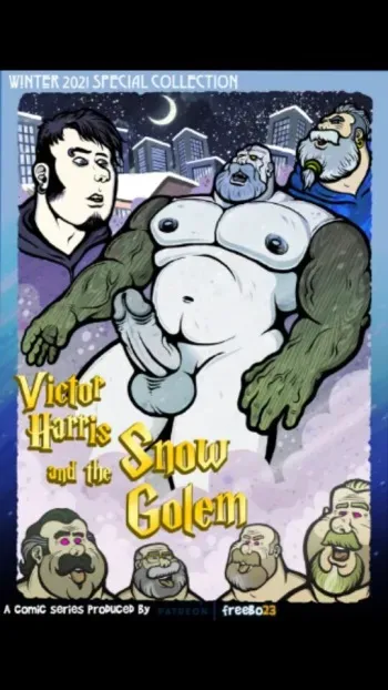 Victor Harris and the SNOW GOLEM manga cover