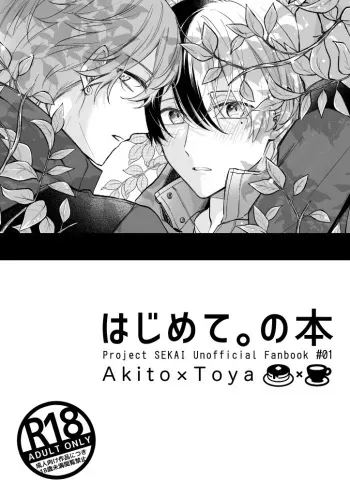 Hajimete. no hon manga cover