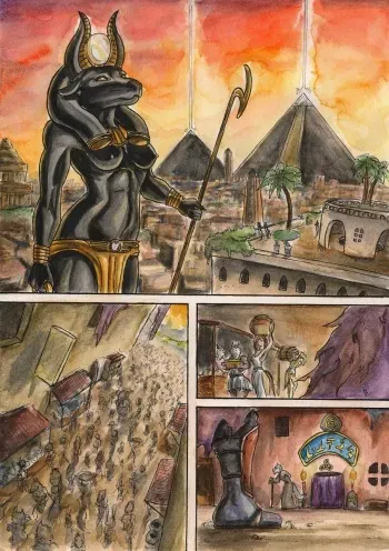 Egyptian Adventure manga cover