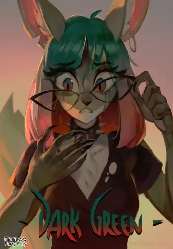 [Bonifasko] Dark Green | Тёмно-зелёный [Russian] [Furry Fury] [Ongoing] manga cover