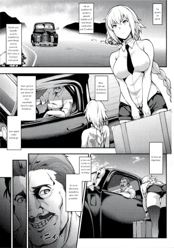 (C93) [STANKY (yozo)] Kyousei Saimin Seijo Inwai Bitch Hike | The Saint Who Got Forcibly Hypnotised Into Bitchhiking (Fate/Apocrypha) [French] [R3tr0] manga cover