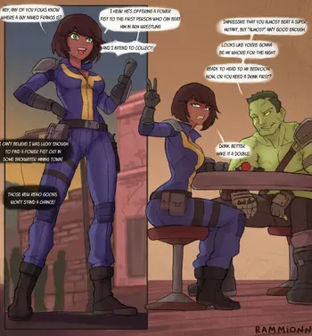 [Rammionn] Meeting Francis (and losing) (Fallout 2) manga cover