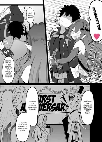 [Corundum] Master no Furete wa Ikenai Bubun o Ijitte shimau Baobhan Sith｜Baobhan sith se entromete en la privacidad de su amo (Fate／Grand Order) [Spanish] [Knight of Rebellion] [Digital] manga cover