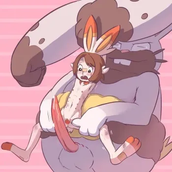 [PowerOfSin] Scorbunny Gloria for Easter (Pokemon) manga cover