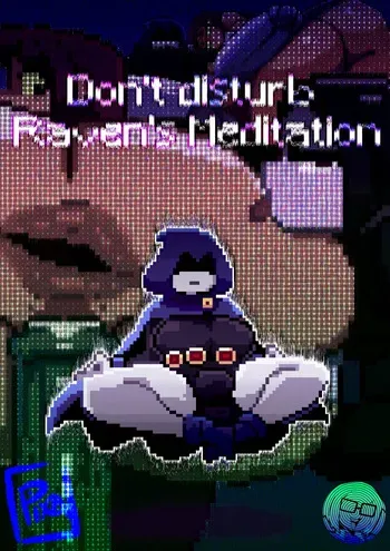 [PixZapix] Don't disturb Raven's meditation (Teen Titans) manga cover