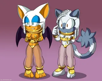 [HedgehogLove] Rouge, Tangle, Whisper and Jewel Harem manga cover