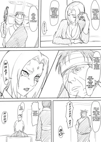 Danzou X Tsunade manga cover