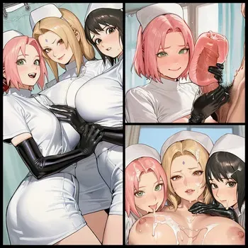 [BOKABA] 260731 The Three Medical-Nin (医療忍者三人組) + Benefits (Patreon) [AI Generated] manga cover