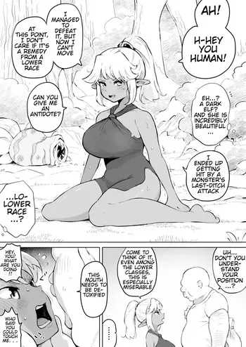 [Muigyuu] A Story About Doing Whatever You Want to a Dark Elf Who Can't Move manga cover