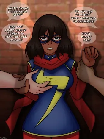 [HyoReiSan] Ms Marvel's Defeat manga cover
