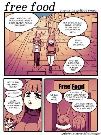 free food (WolfGang / wolfrad senpai) manga cover