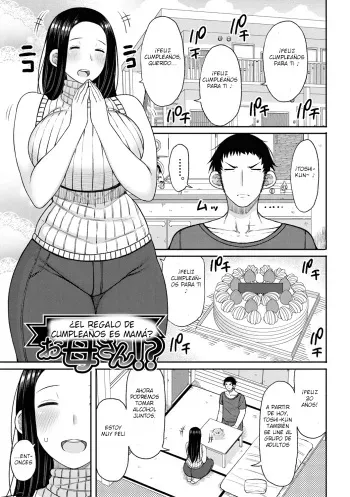 [Nagaikusa] ¿El regalo de cumpleaños es mamá? (Haramitagari na Hahaoya) [Spanish] [Digital] manga cover