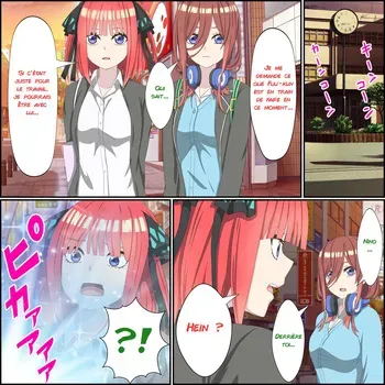 [Banana Style] Une appli où l'on peut avoir des relations sexuelles avec des personnages d'anime 8 (Gotoubun no Hanayome) [French] manga cover