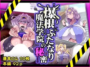 [Wakusei kaim (kaim)] 爆根ふたなり魔法学院の秘密 manga cover
