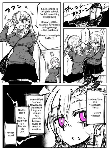 [Tousyoku] Girls School Mechanization Manga 1-7 [English] manga cover