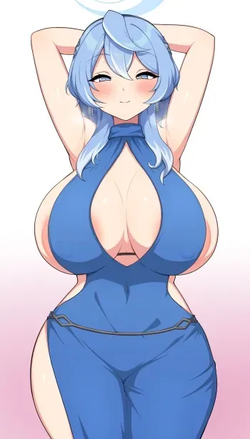 [Haikome] Dress Ako-chan Bakunyuu Ijime (Blue Archive) manga cover