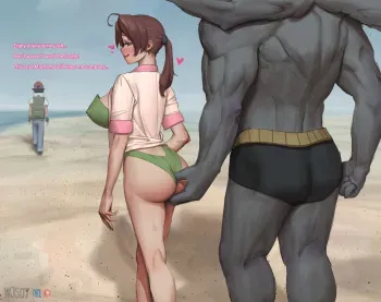 [wjs07] Delia at the Beach (Pokemon) manga cover