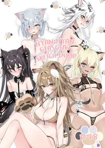 Nyan-Nyan Glasgow Naughty Doodles manga cover