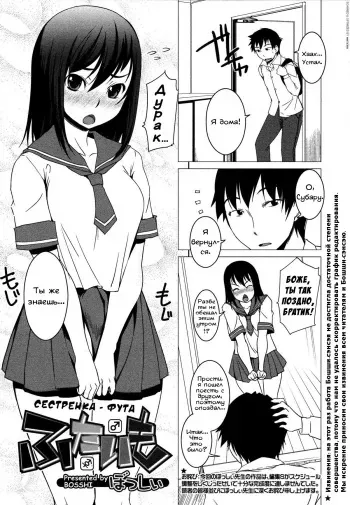 [Bosshi] FutaImo | Сестренка-фута (Futanarikko LOVE 12) [Russian] [Gle6ywka] manga cover