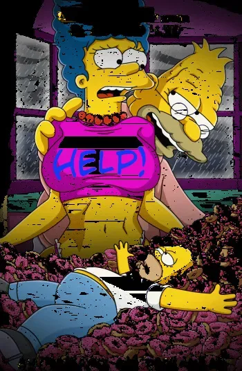 [itooneaxxx, Drah Navlag] El abuelo y yo (The Simpsons) [Spanish] manga cover