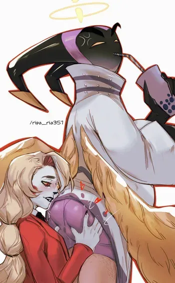[Ripa-ria357] Charlie x Adam (Hazbin Hotel) manga cover