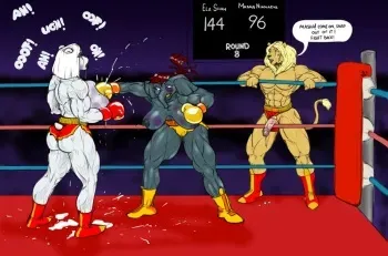Ela Shah vs Masha Nikolaeva for The Asia Tits-Boxing Championship manga cover