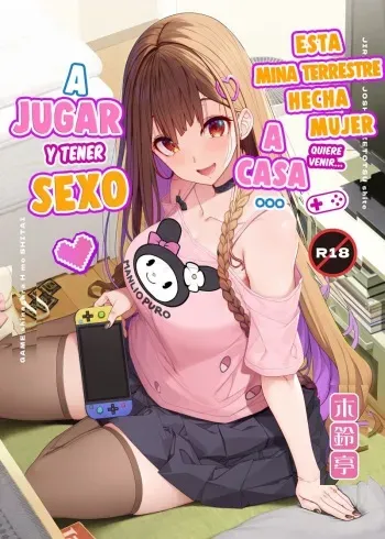[Kirintei (Kirin Kakeru)] Jiraikei Joshi wa Ie Totsu shite game Shinagara H mo Shitai~ | Esta Mina Terrestre Hecha Mujer Quiere Venir a Casa a Jugar y Tener Sexo~ [Spanish] [Hangyaku No Scanlation] [Digital] manga cover