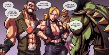 [Fontez] Sonya Blade 30k (Mortal Kombat) manga cover