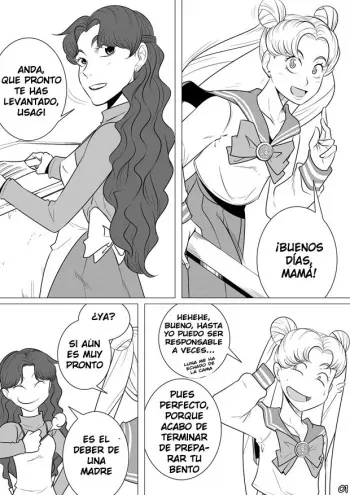 [TDF] The Beauty of a Mother | La Belleza De Una Madre (Sailor Moon) [Spanish] [LKNOfansub] manga cover