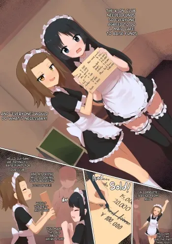 Mio maid service + Maid Ritsu manga cover